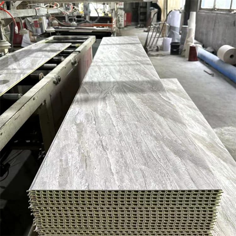 Bamboo Wood Fiber Pvc Composite Wall Panel