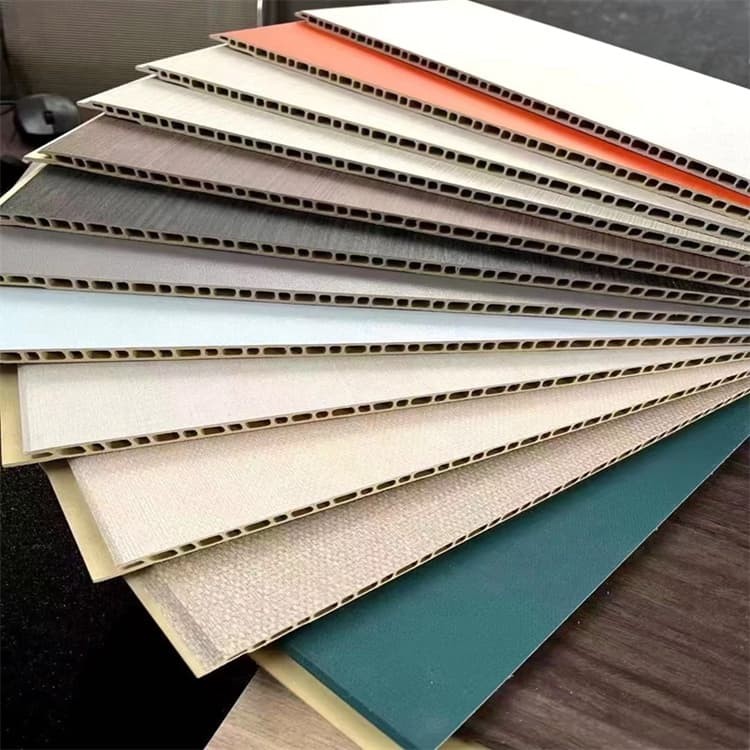 Bamboo Wood Fiber Pvc Composite Wall Panel factory