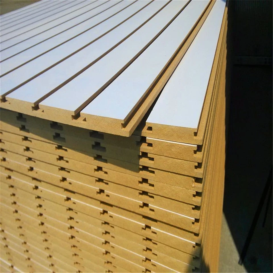 Slotted Melamine Mdf high quality