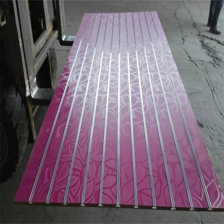 Slotted Melamine Mdf factory
