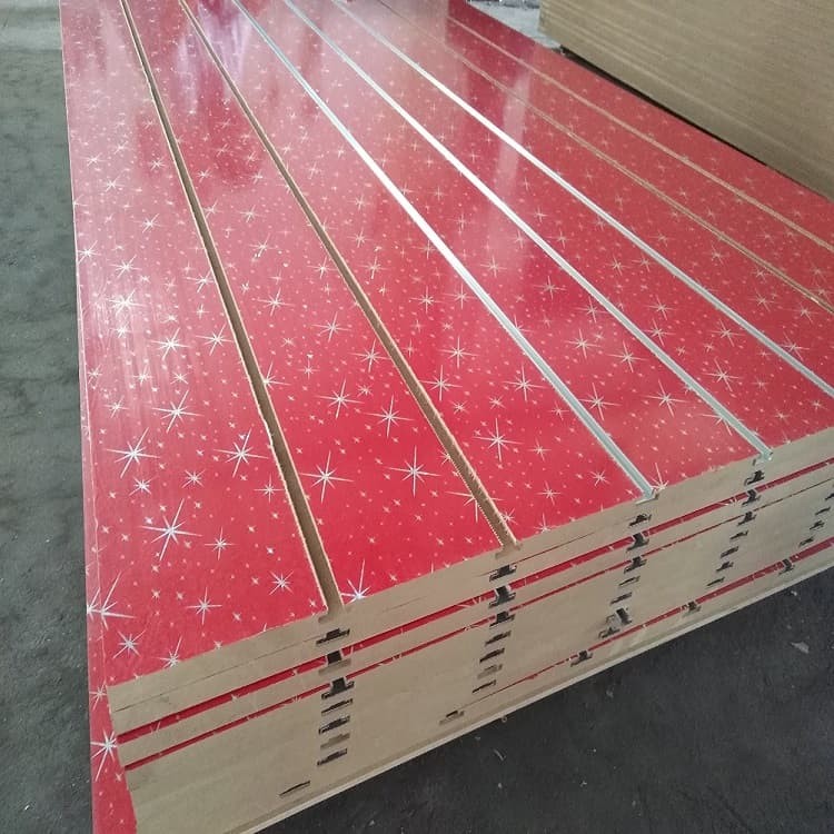 Slotted Melamine Mdf suppliers
