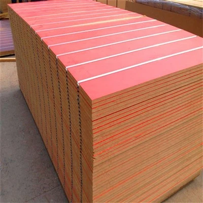 Slotted Melamine MDF